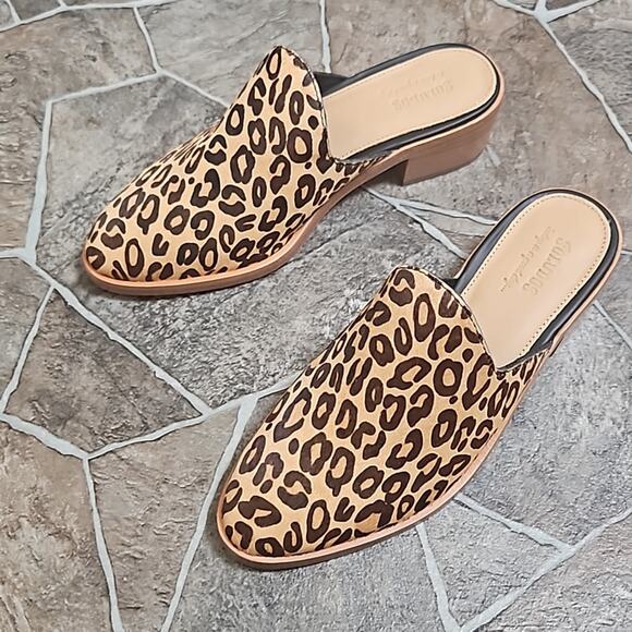 New in Box Soludos Venetian Leopard Mule Sz 5 - Picture 7 of 13